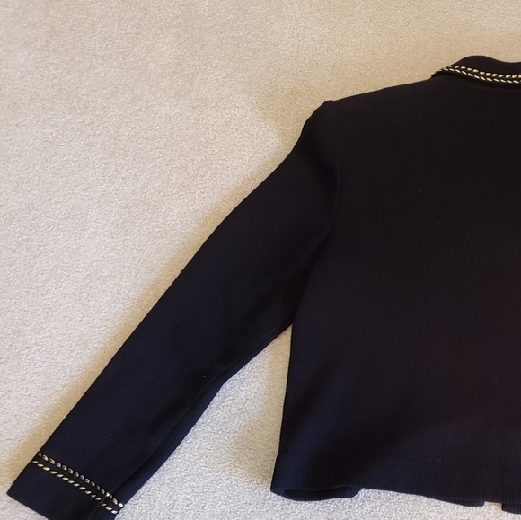 VTG Jessica Howard black cropped jacket. Size 8. - Picture 5 of 6